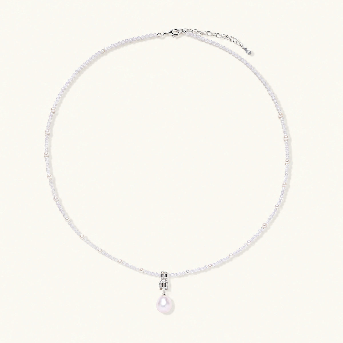 Lavender Dreams Pearl Necklace by AlbaLuxe AlbaLuxe