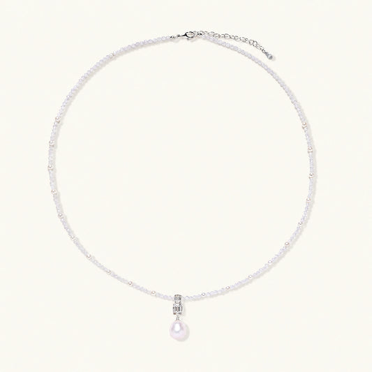 Lavender Dreams Pearl Necklace by AlbaLuxe AlbaLuxe