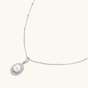 Pearl Halo Necklace by AlbaLuxe AlbaLuxe