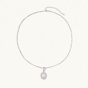 Pearl Halo Necklace by AlbaLuxe AlbaLuxe