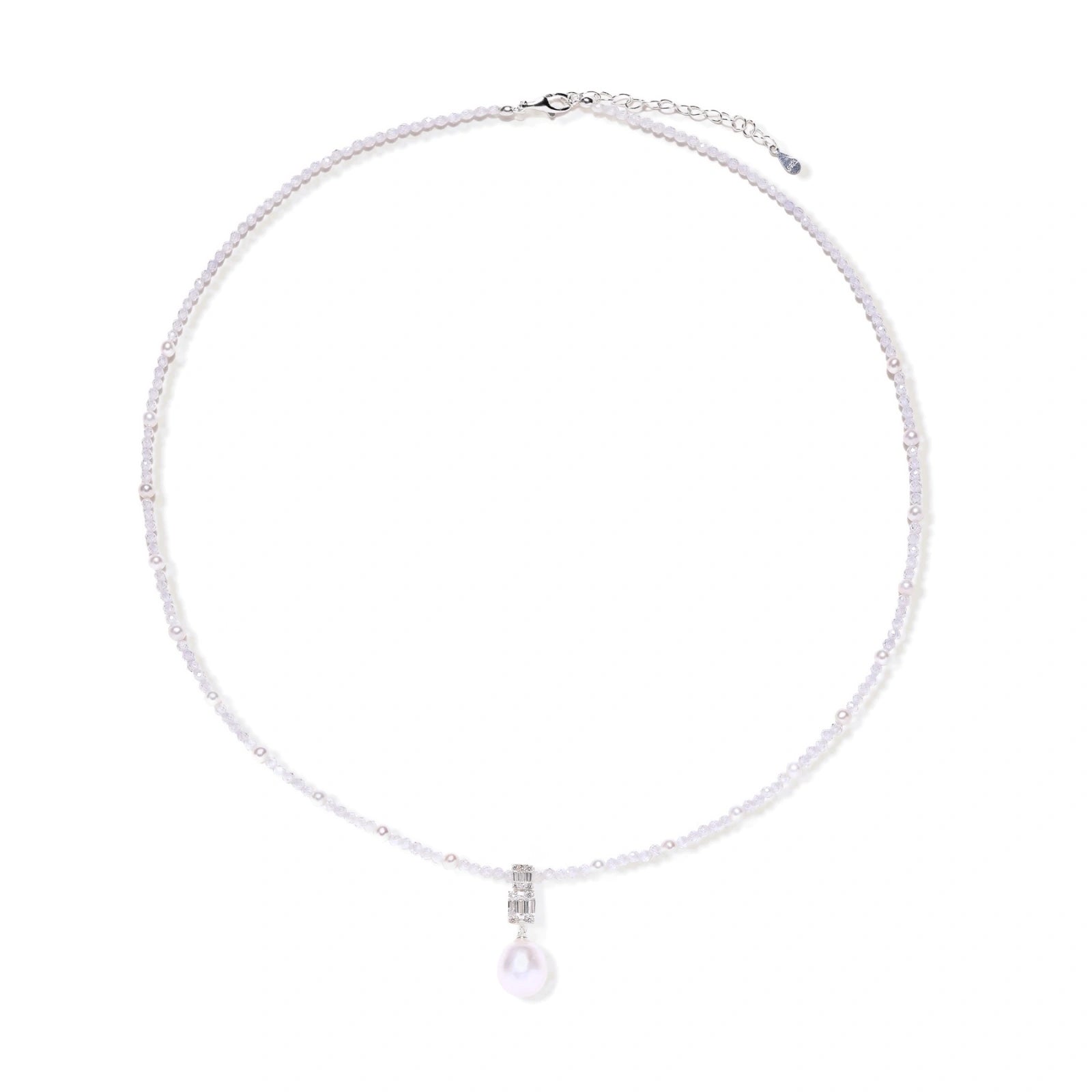 Lavender Dreams Pearl Necklace by AlbaLuxe