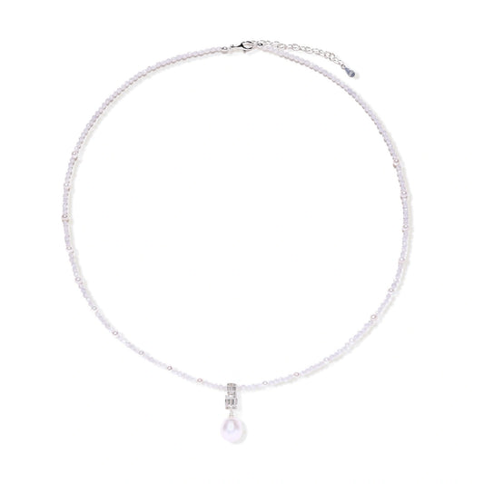 Lavender Dreams Pearl Necklace by AlbaLuxe AlbaLuxe