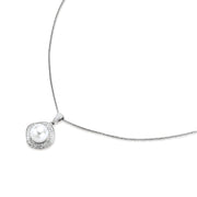 Halo Pearl Statement Necklace by AlbaLuxe AlbaLuxe