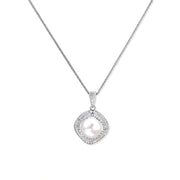 Halo Pearl Statement Necklace by AlbaLuxe AlbaLuxe