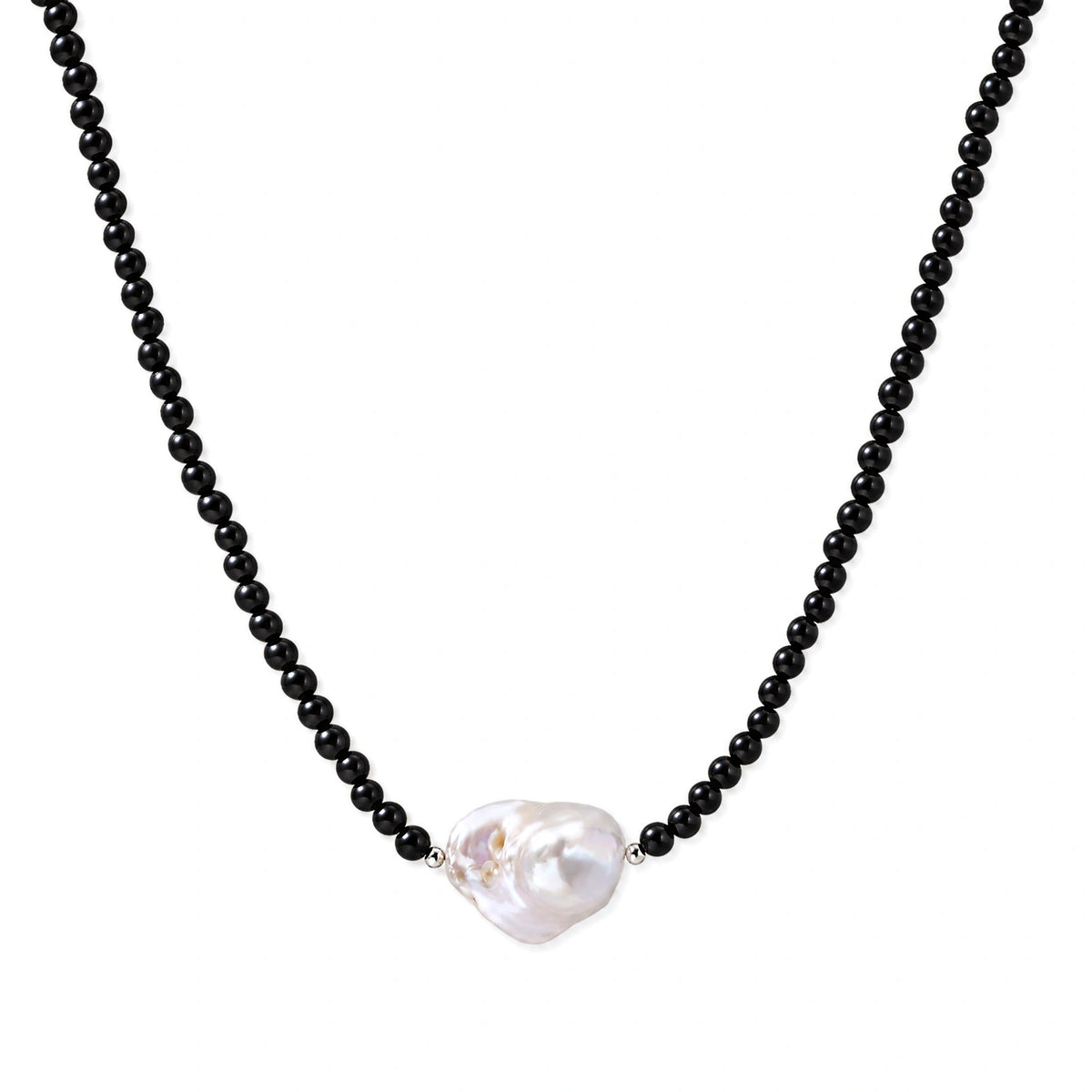 Midnight Pearl Necklace by AlbaLuxe AlbaLuxe