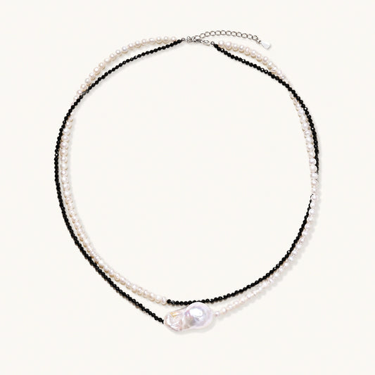Moonlit Layers Necklace by AlbaLuxe AlbaLuxe