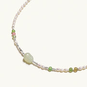 Jade Garden Pearl Necklace by AlbaLuxe AlbaLuxe