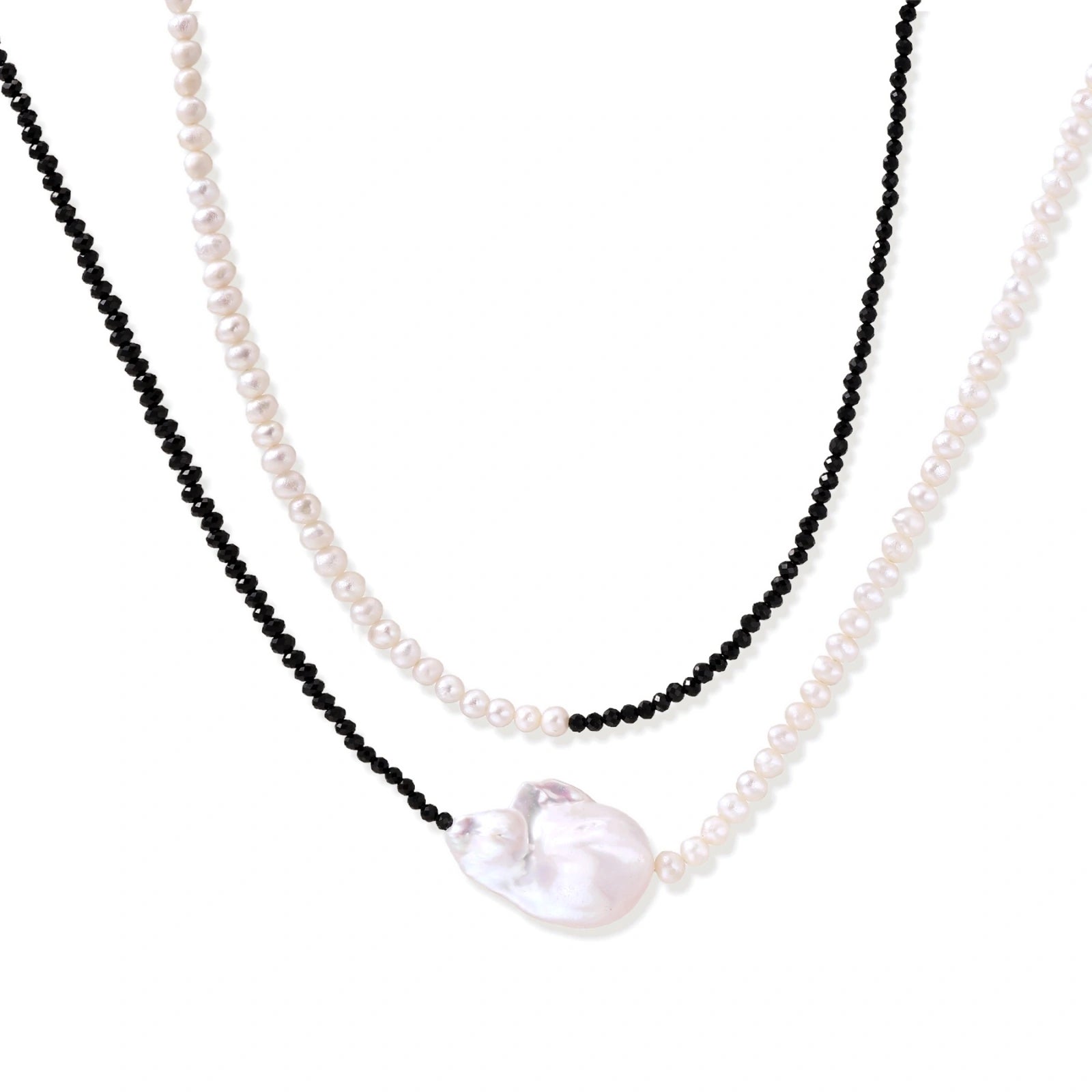 Moonlit Layers Necklace by AlbaLuxe AlbaLuxe