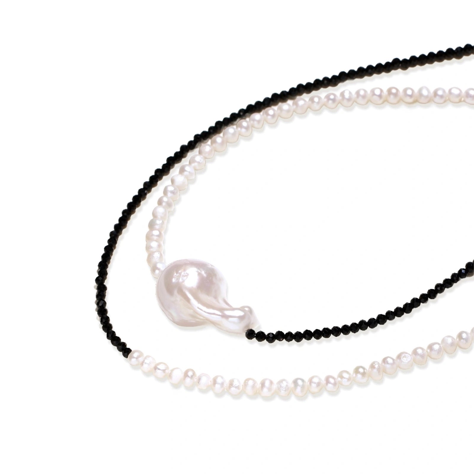 Moonlit Layers Necklace by AlbaLuxe AlbaLuxe