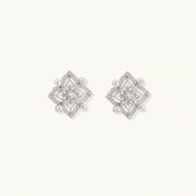 Celestial Pearl Cross Studs by AlbaLuxe AlbaLuxe