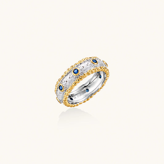 Azure Dreams Band Ring by AlbaLuxe AlbaLuxe