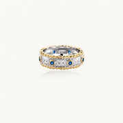 Azure Dreams Band Ring by AlbaLuxe AlbaLuxe