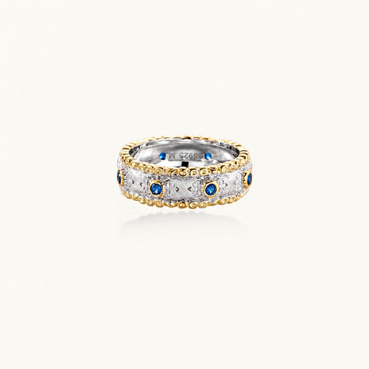 Azure Dreams Band Ring by AlbaLuxe AlbaLuxe