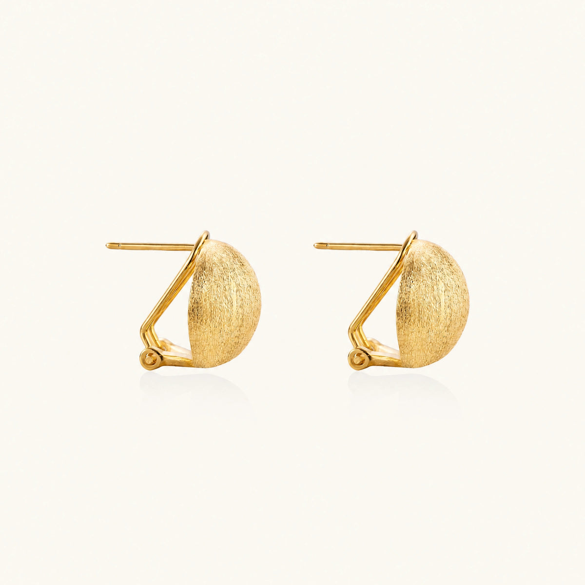 Brushed Gold Dome Clips by AlbaLuxe AlbaLuxe