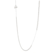 Silver Sphere Gradient Necklace by AlbaLuxe AlbaLuxe
