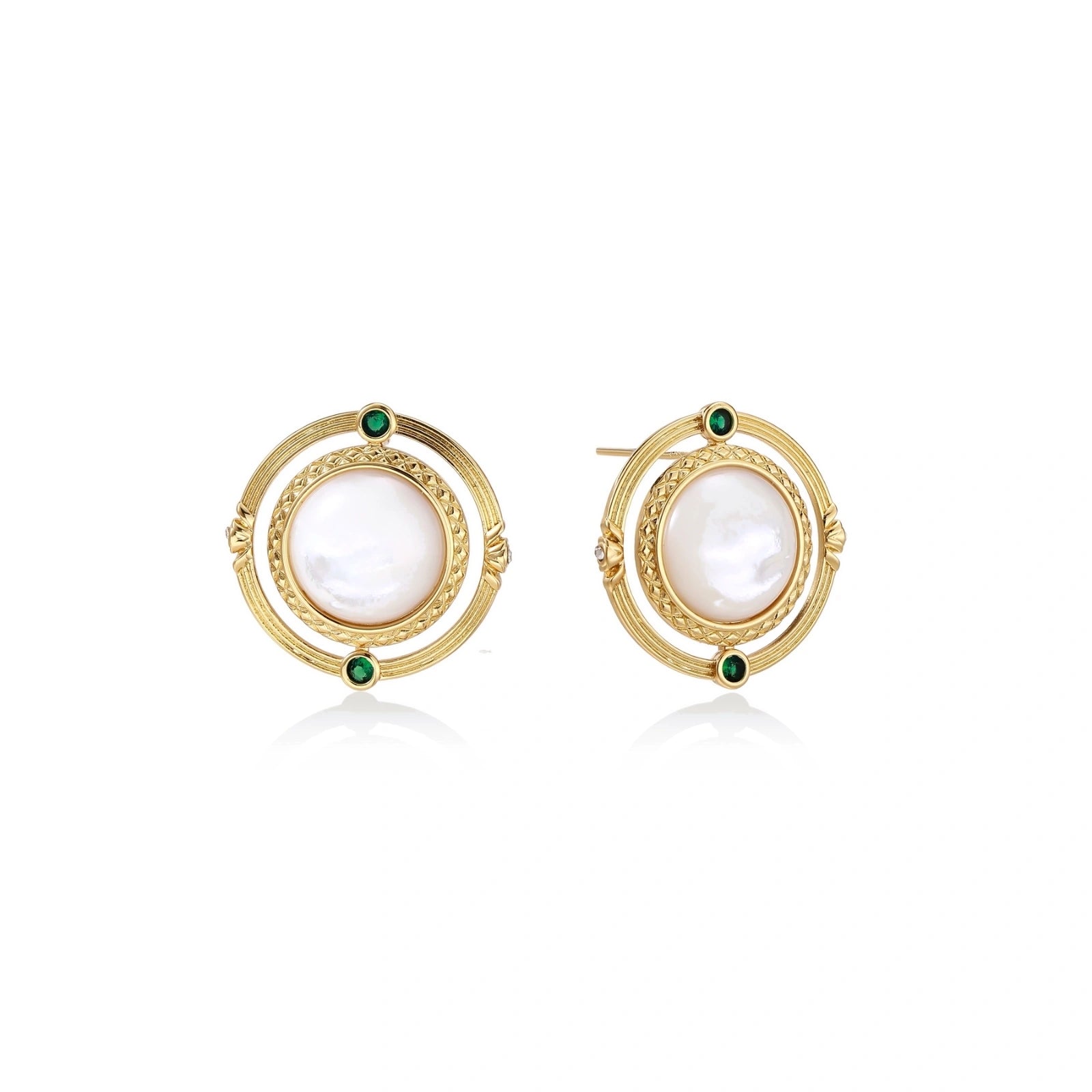Compass Rose Studs by AlbaLuxe
