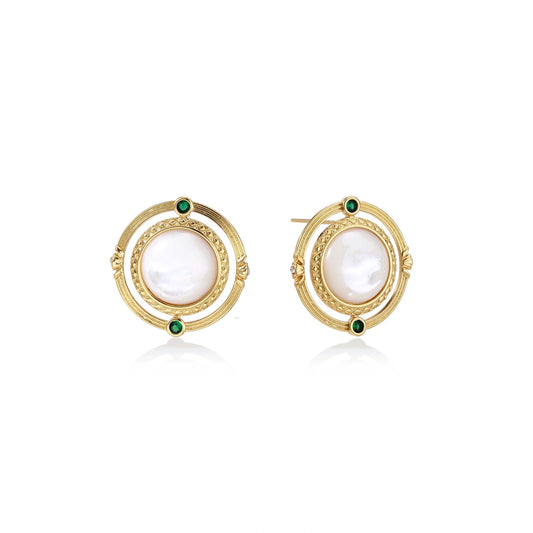 Compass Rose Studs by AlbaLuxe
