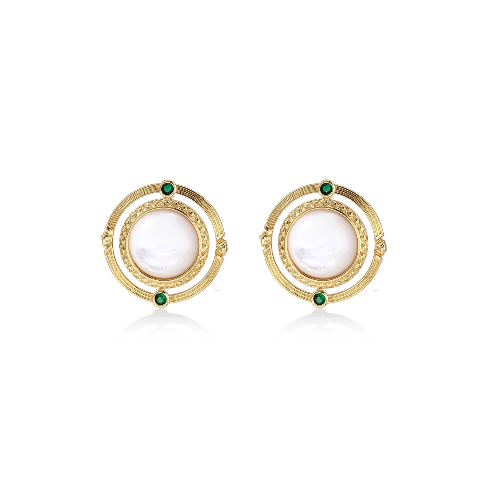 Compass Rose Studs by AlbaLuxe