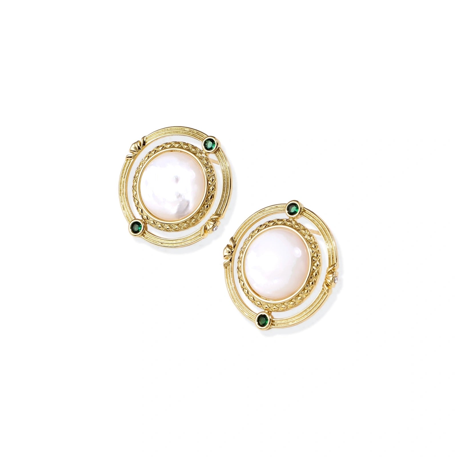 Compass Rose Studs by AlbaLuxe