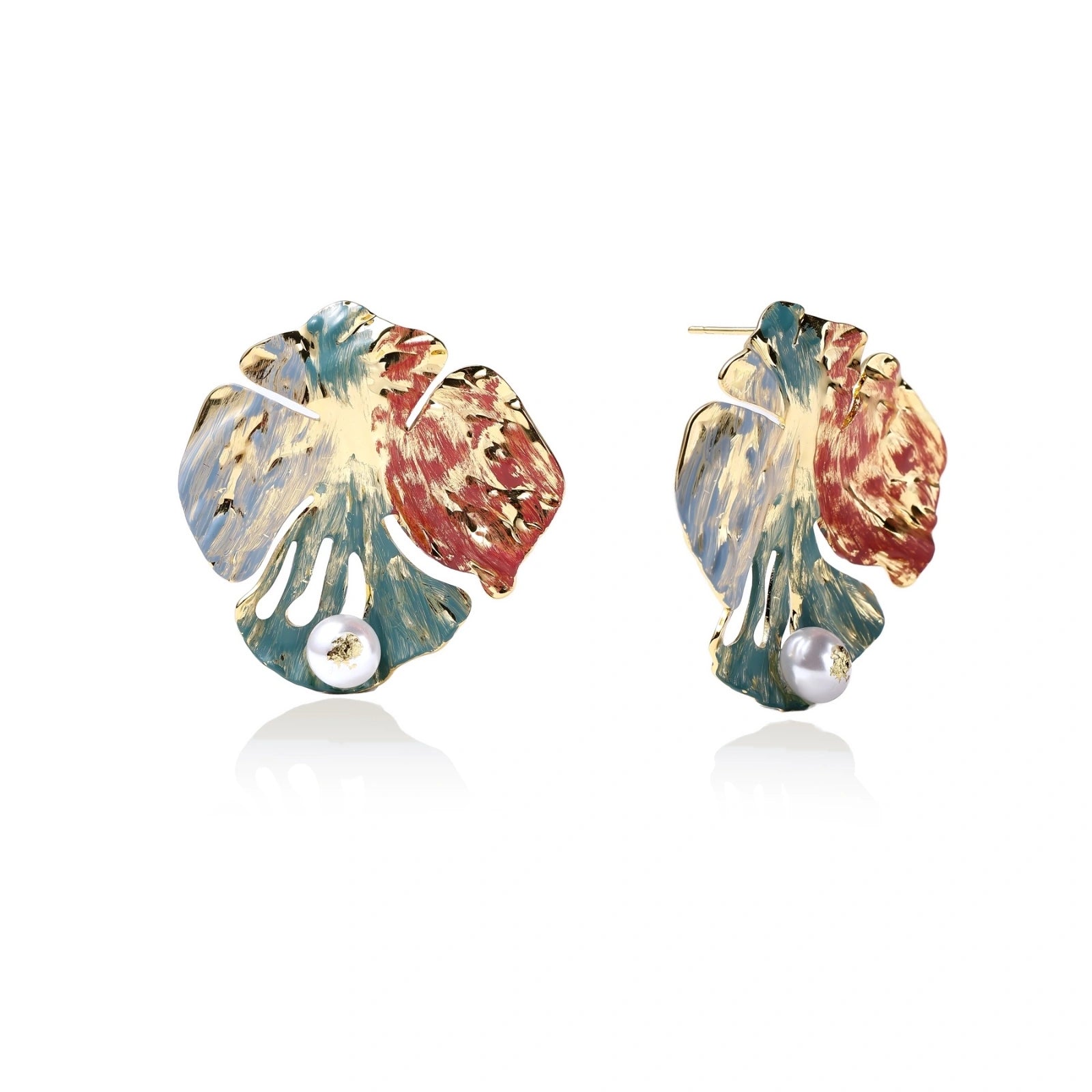 Monstera Muse Earrings by AlbaLuxe