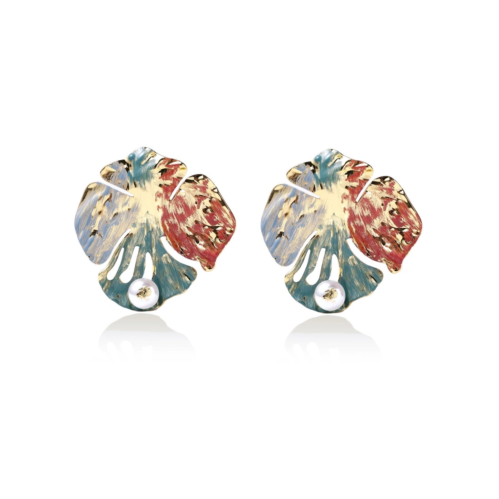 Monstera Muse Earrings by AlbaLuxe