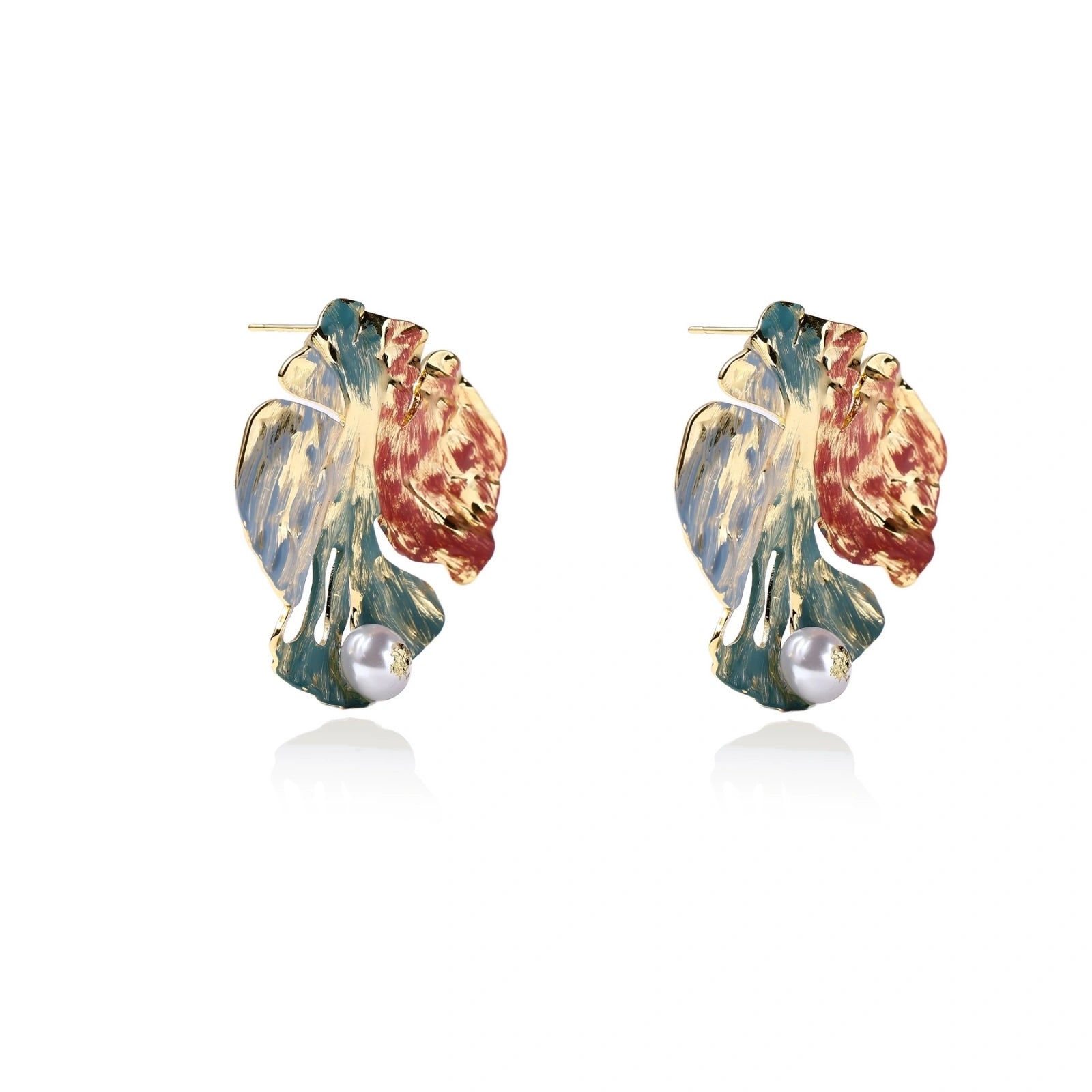 Monstera Muse Earrings by AlbaLuxe