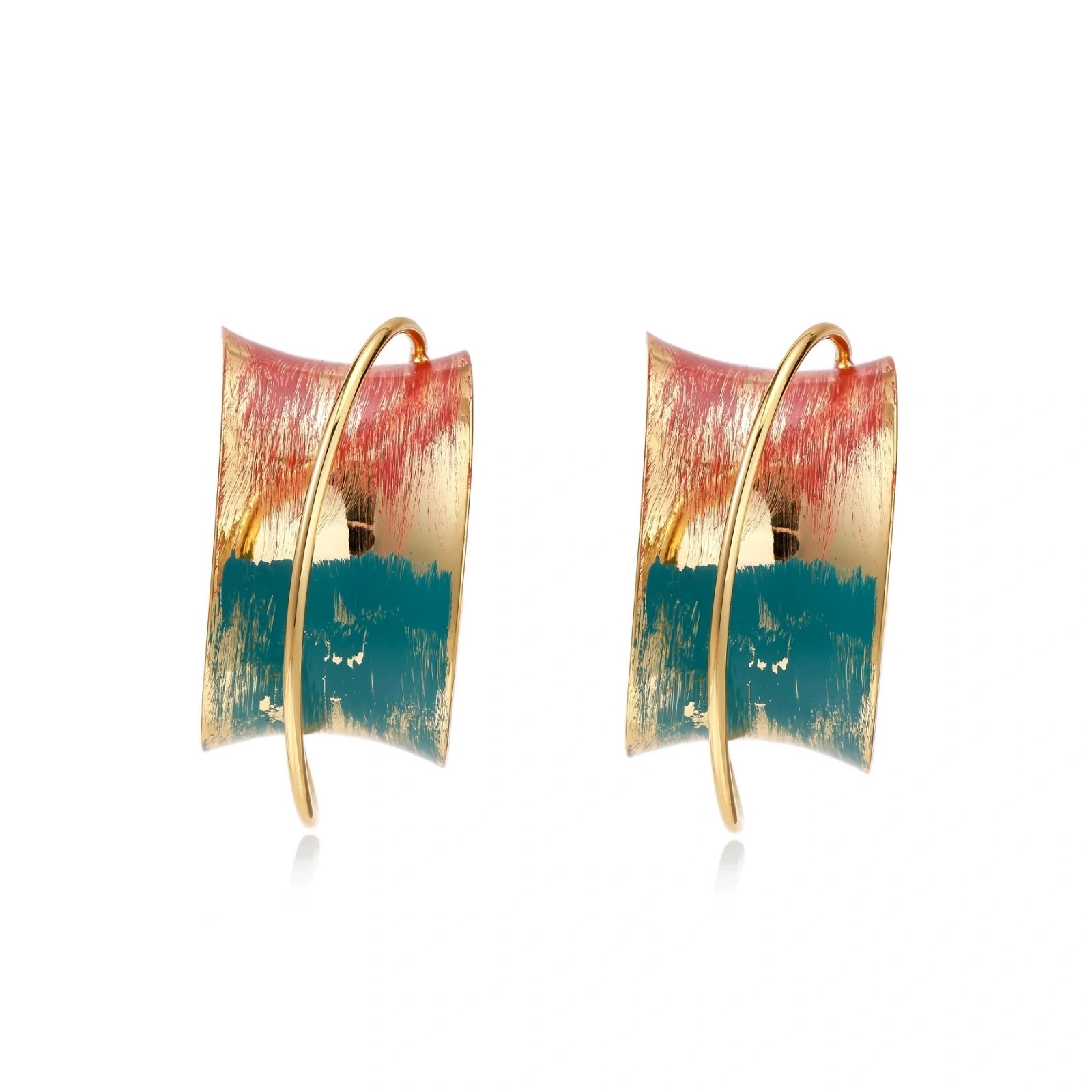 Sunset Mirage Hoops by AlbaLuxe