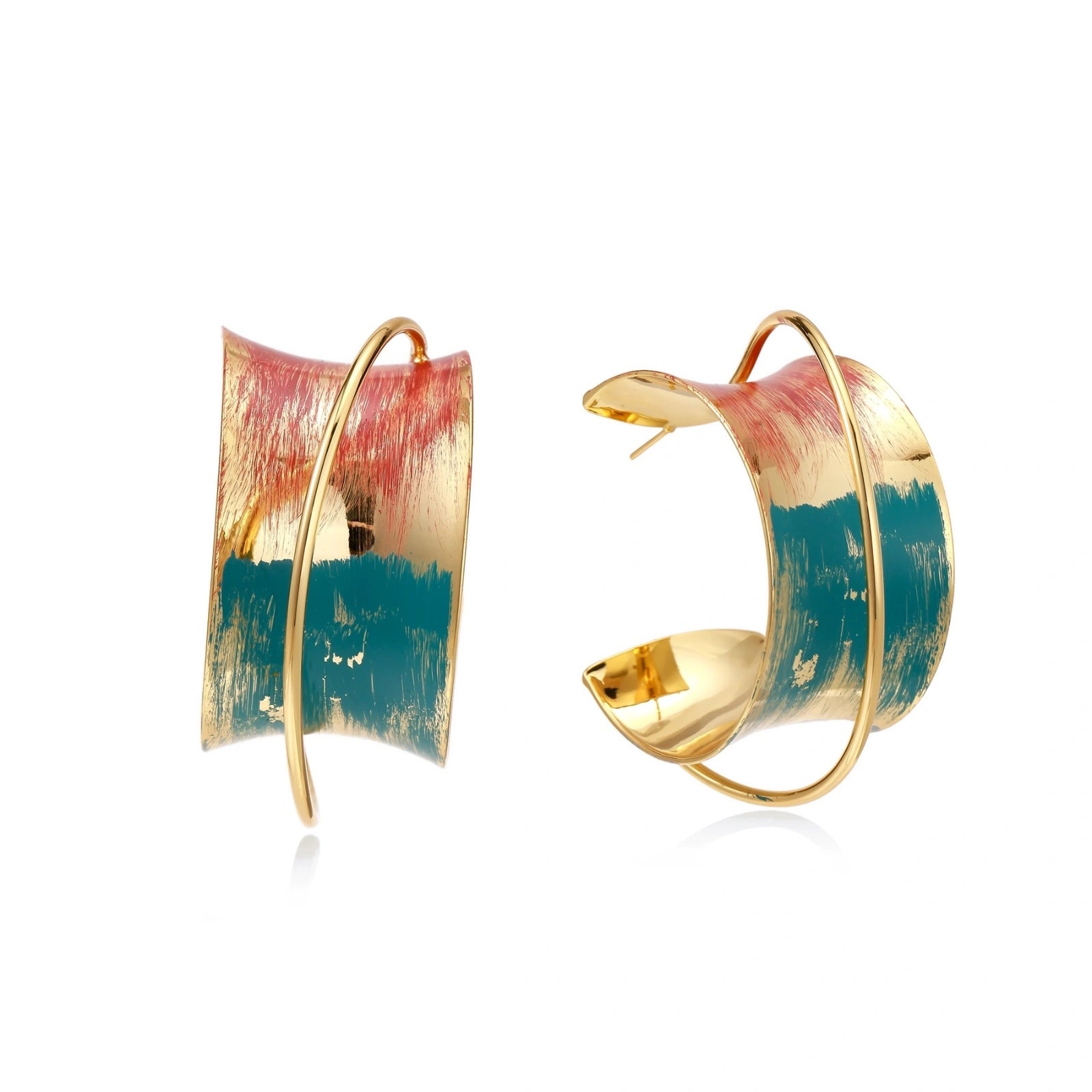 Sunset Mirage Hoops by AlbaLuxe