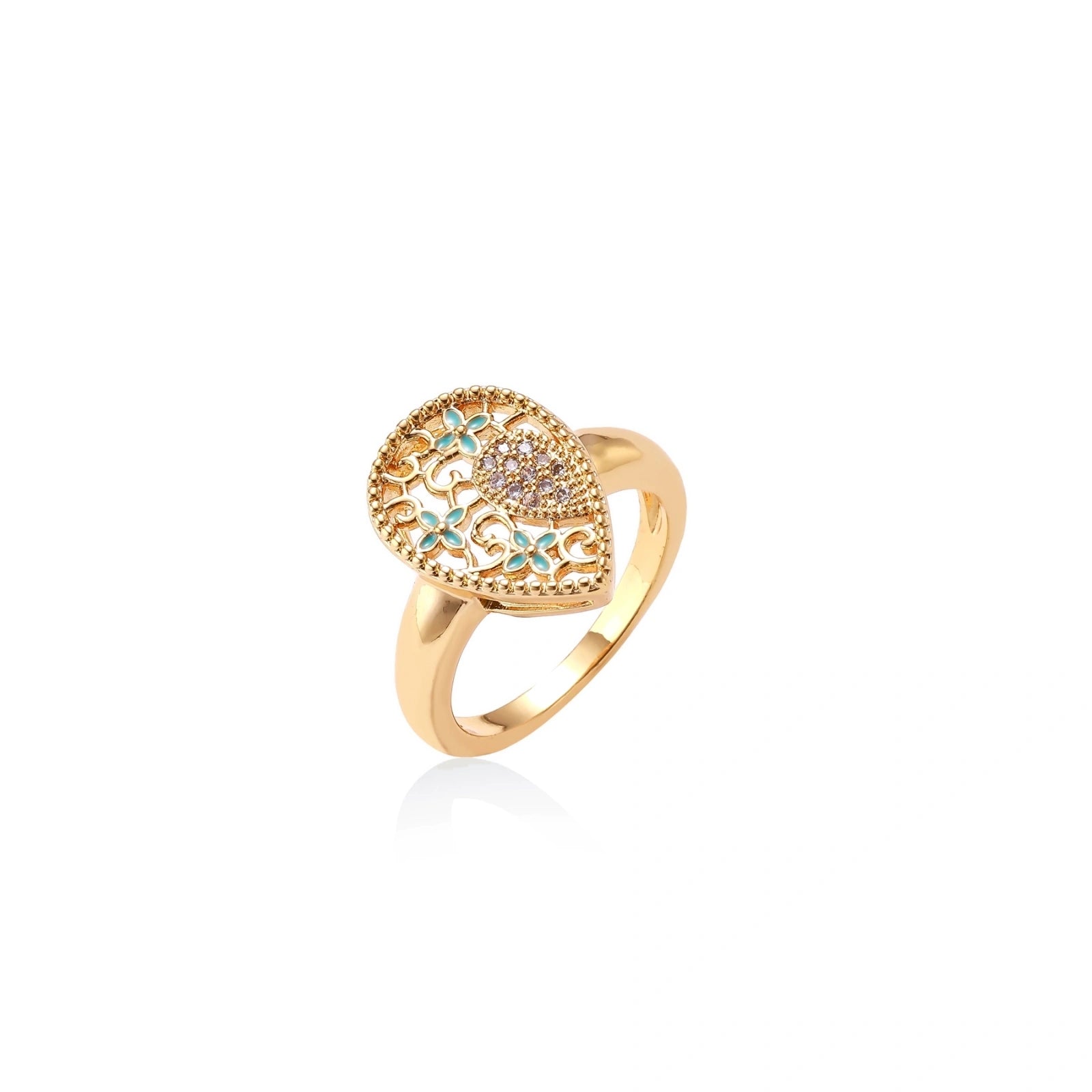 Enchanted Heart Ring by AlbaLuxe