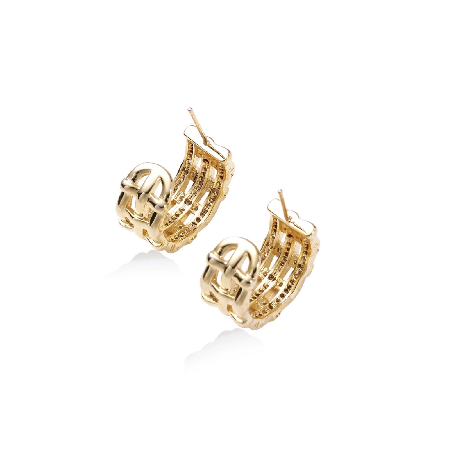 Lattice Dreams Hoops by AlbaLuxe