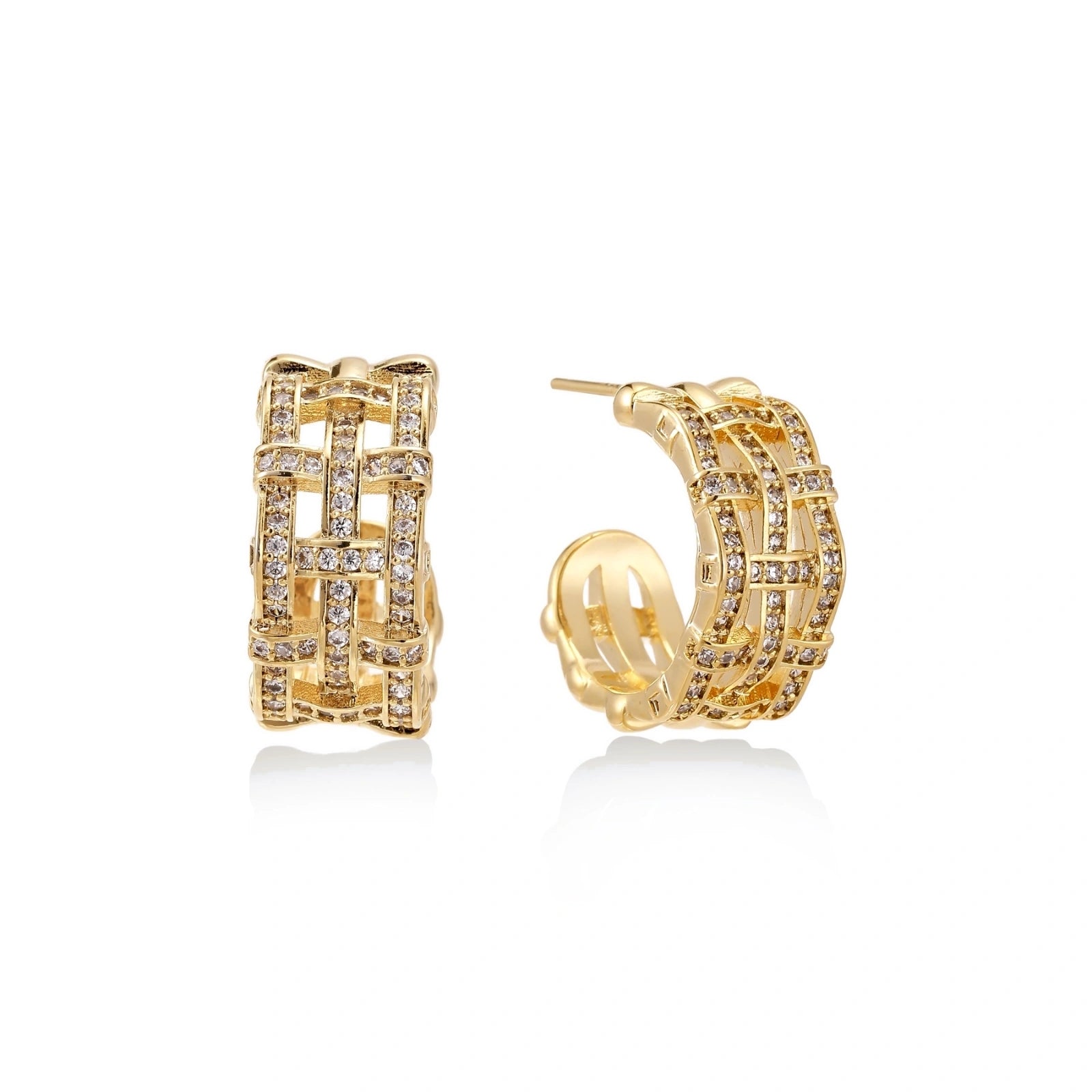 Lattice Dreams Hoops by AlbaLuxe