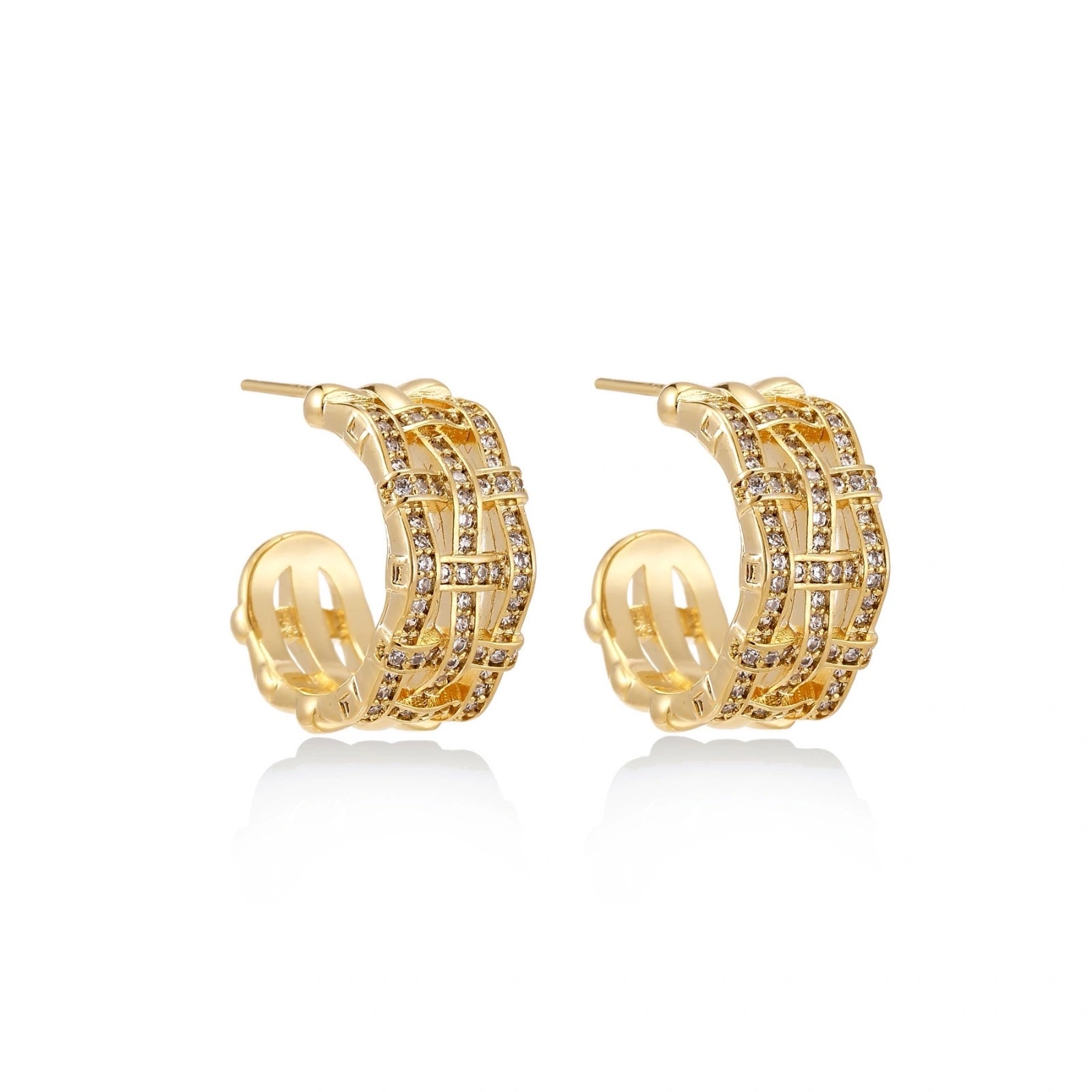 Lattice Dreams Hoops by AlbaLuxe