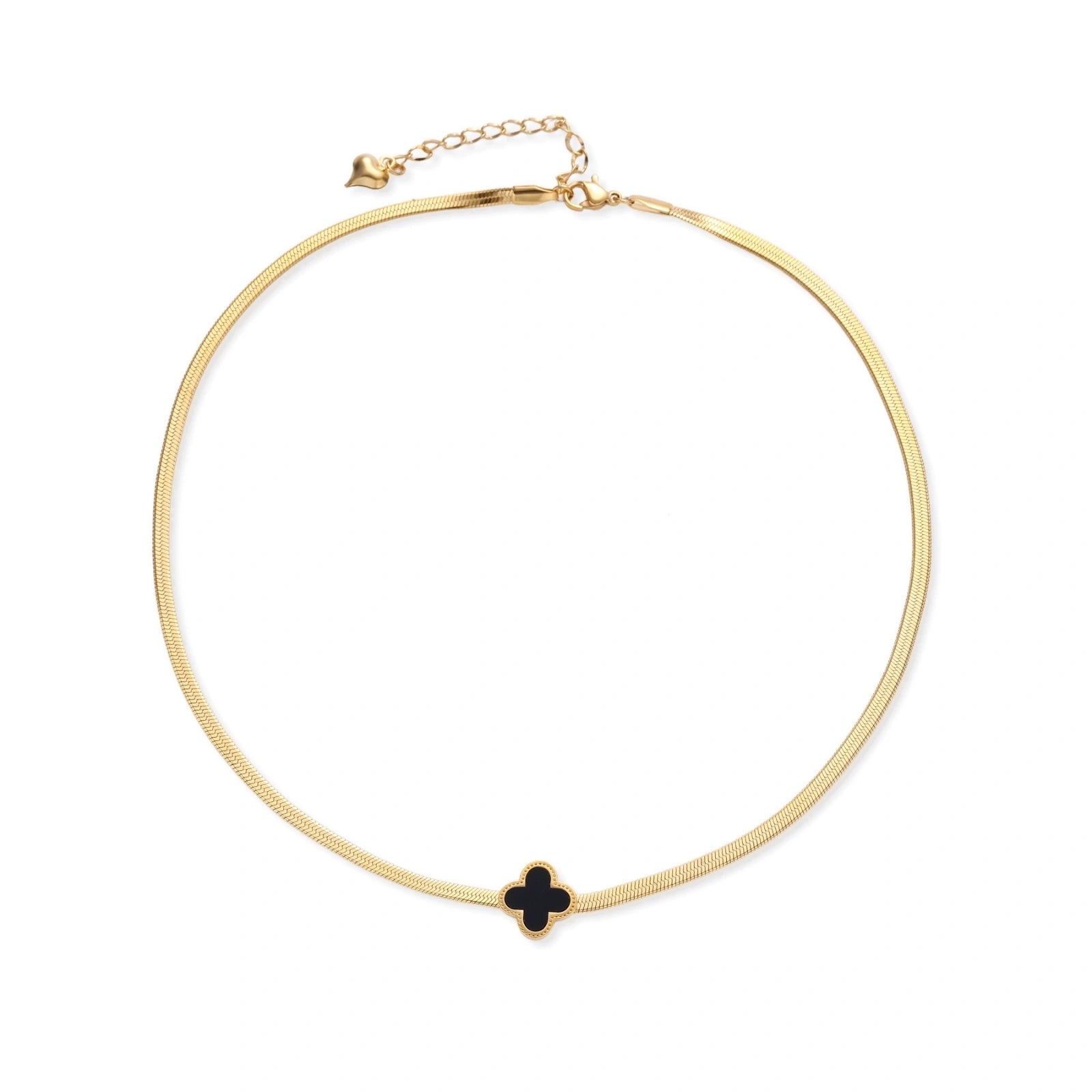 Lucky Clover Necklace by AlbaLuxe