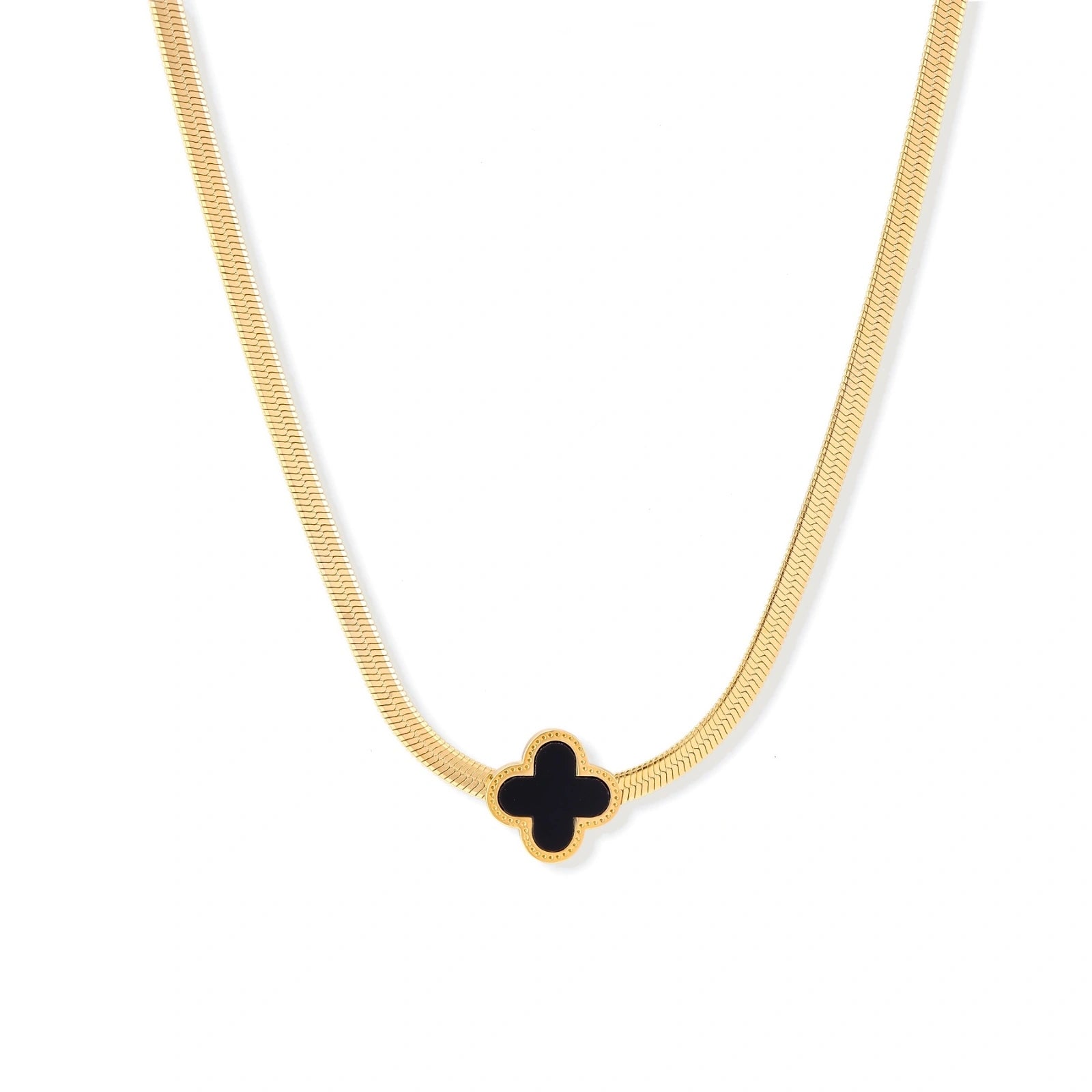 Lucky Clover Necklace by AlbaLuxe