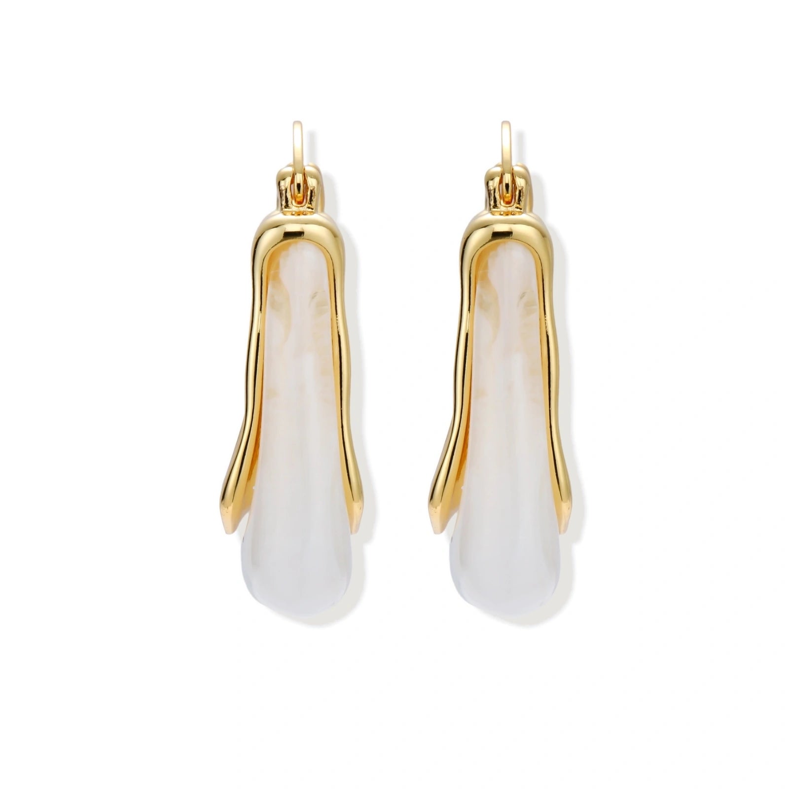 Liquid Curve Hoops by AlbaLuxe