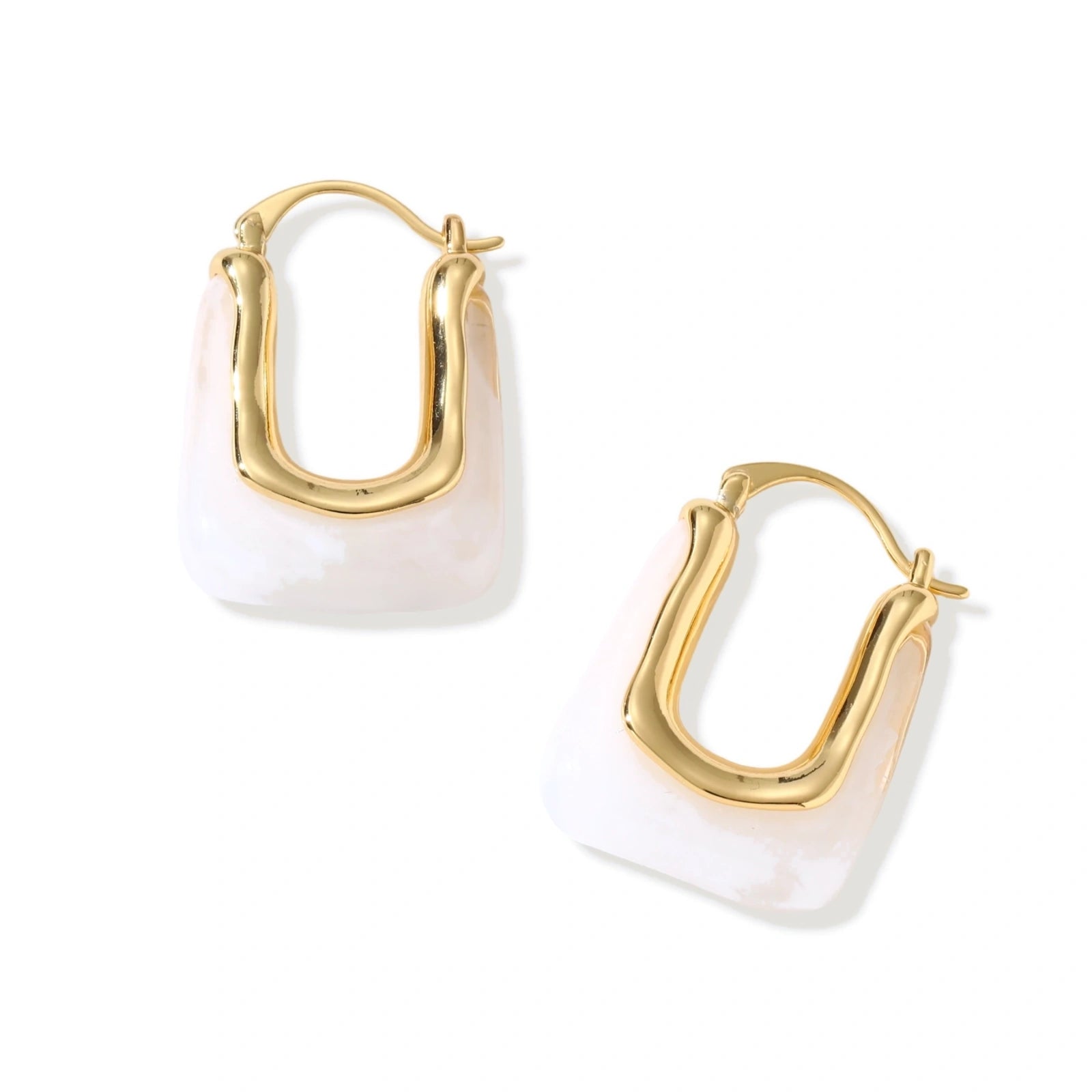 Liquid Curve Hoops by AlbaLuxe