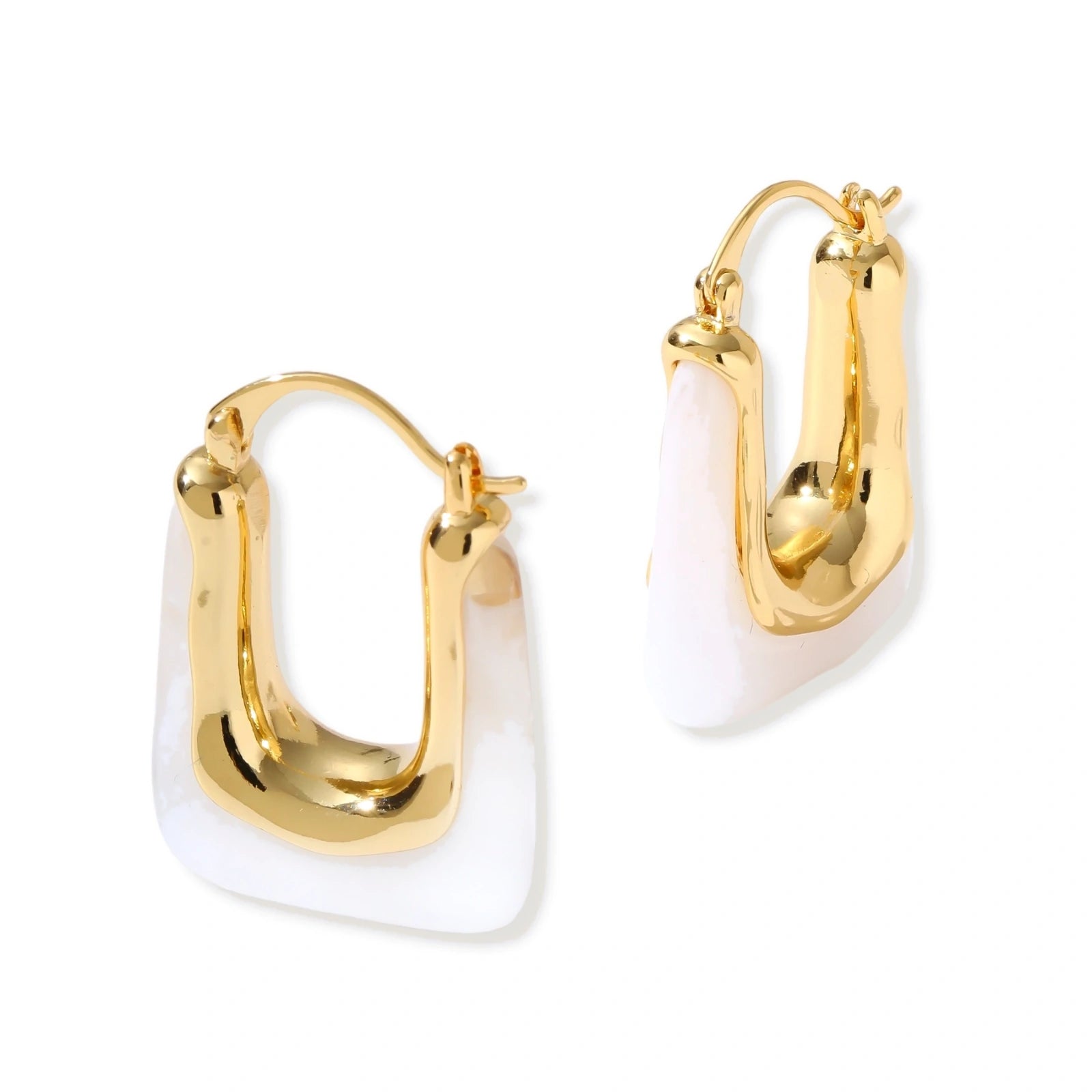 Liquid Curve Hoops by AlbaLuxe
