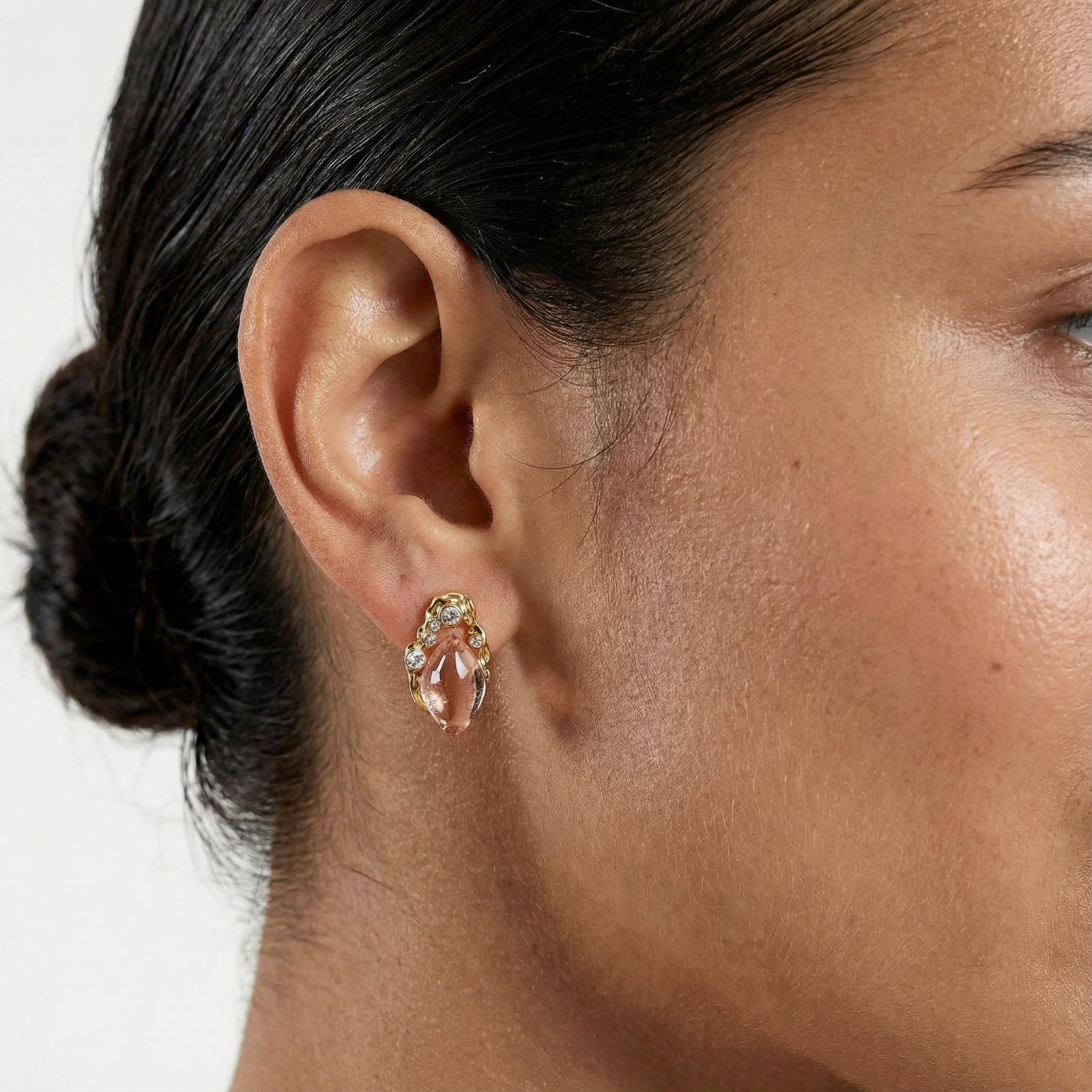 Coral Dreams Baroque Studs by AlbaLuxe