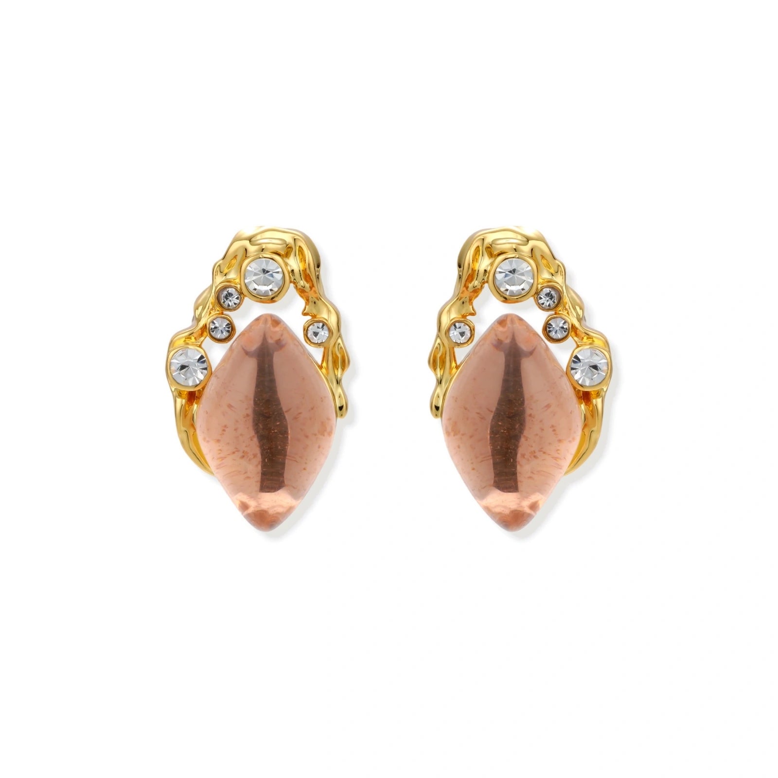 Coral Dreams Baroque Studs by AlbaLuxe
