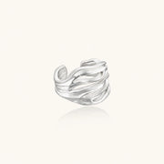 Ridge Wave Ring by AlbaLuxe AlbaLuxe