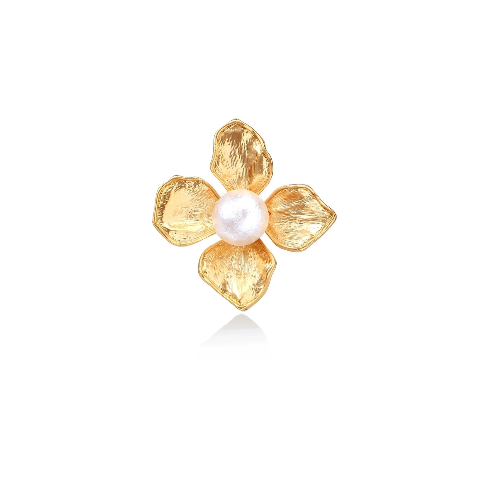 Blooming Pearl Statement Ring by AlbaLuxe