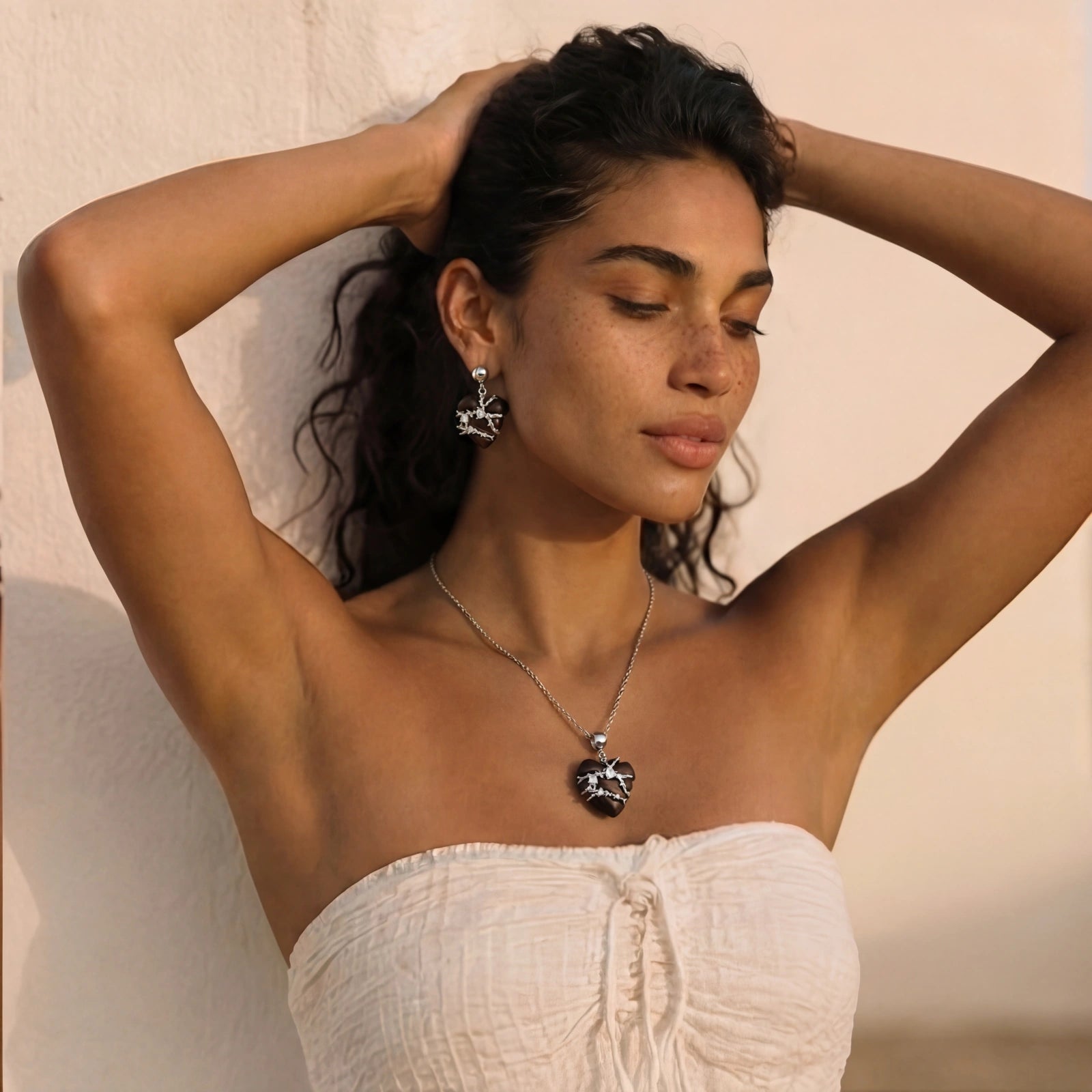 Bound Hearts Jewelry Set by AlbaLuxe