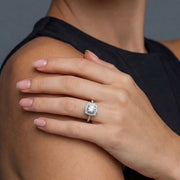 Vintage Crown Moissanite Ring by AlbaLuxe AlbaLuxe