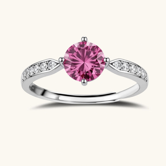 Pink Dreams Moissanite Ring by AlbaLuxe AlbaLuxe