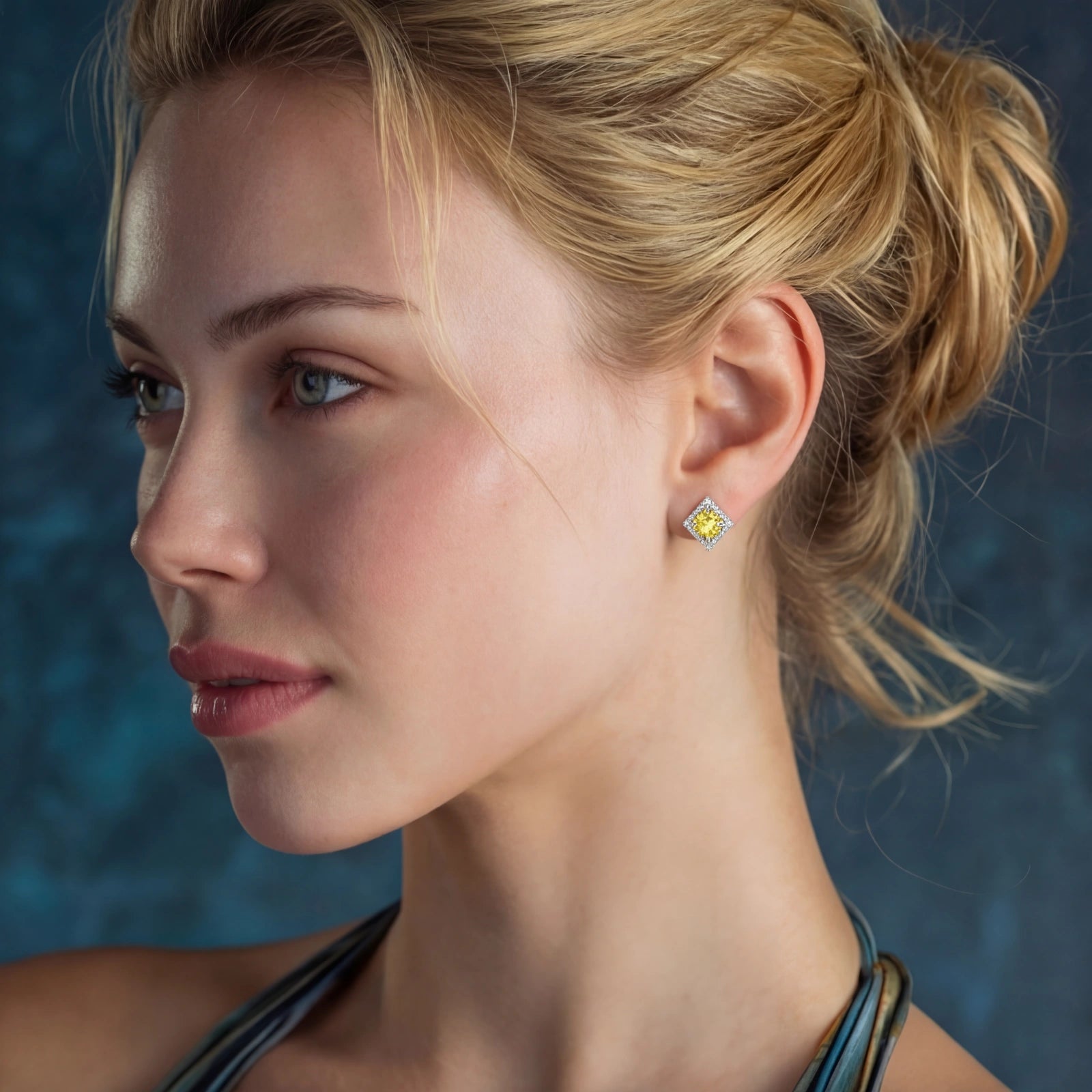 Golden Halo Studs by AlbaLuxe AlbaLuxe