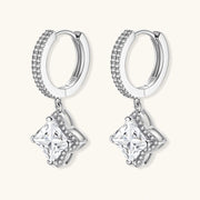 Diamond Dangle Huggies by AlbaLuxe AlbaLuxe