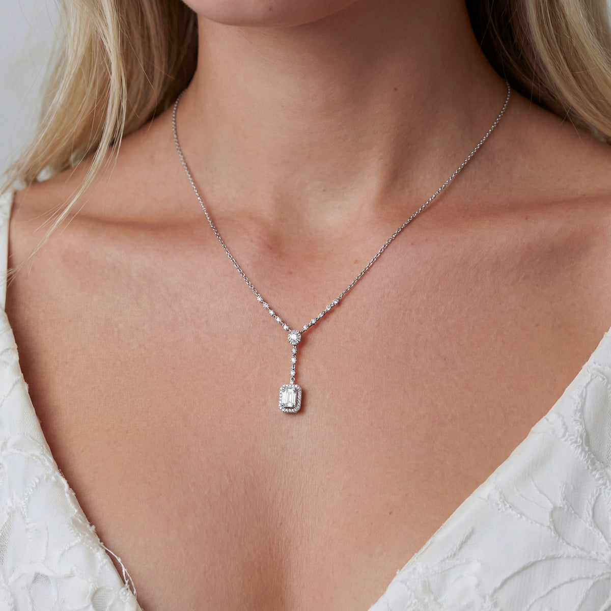 Celestial Drop Necklace by AlbaLuxe AlbaLuxe