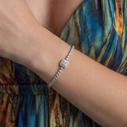 Luxe Center Tennis Bracelet by AlbaLuxe AlbaLuxe