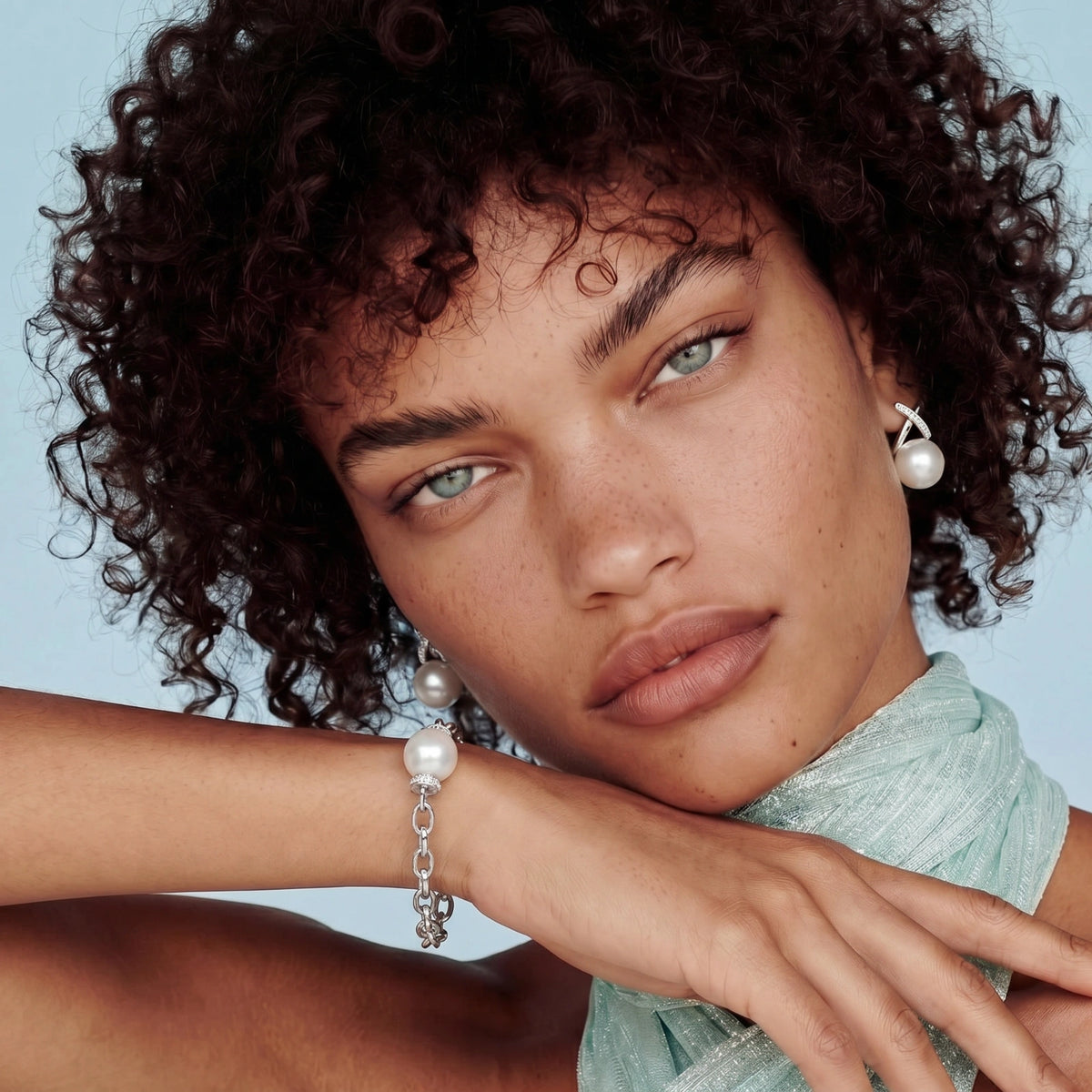 Luminous Pearl Drop Earrings by AlbaLuxe AlbaLuxe