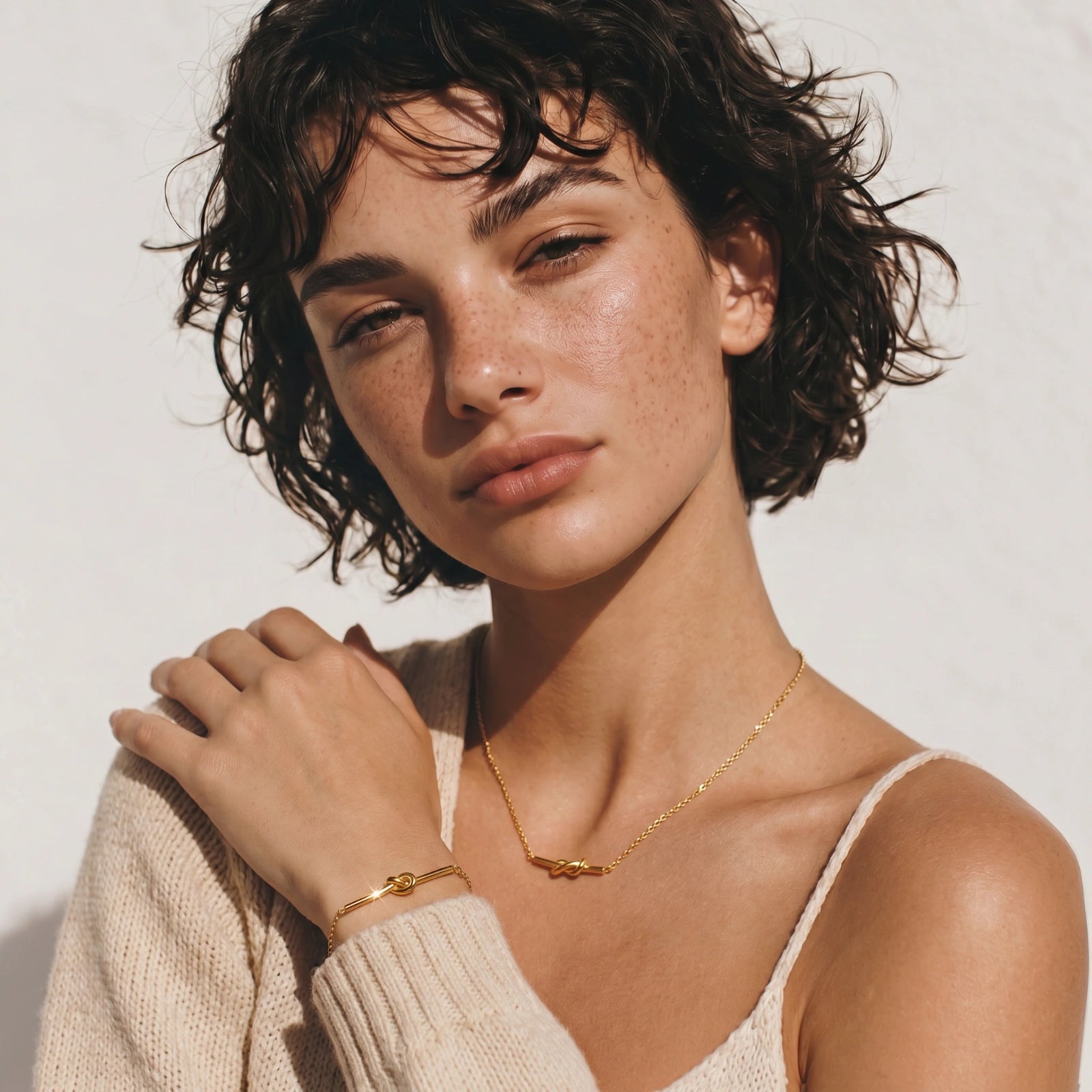 Unity Knot Necklace by AlbaLuxe